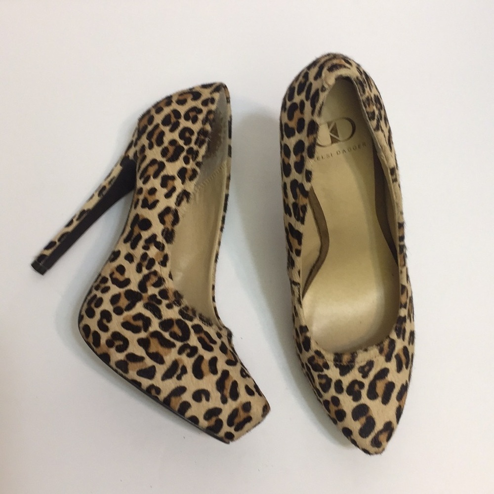 Kelsi Dagger Brett’s Leopard Heels. 8 1/2